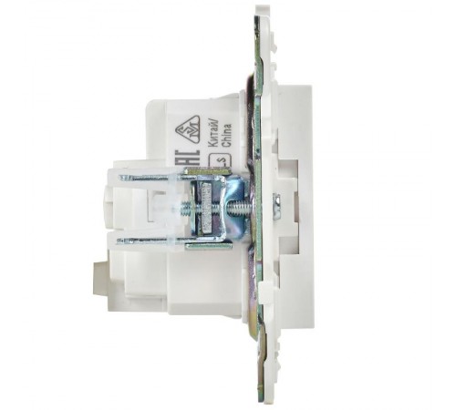 SKANDY Розетка с заземлением без защитных шторок 16А SK-R05W арктический белый  SK-R11-16-K01  IEK