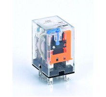 Пром. реле 2 к. с LED и TEST 5А 24В DC  23839DEK  DEKraft