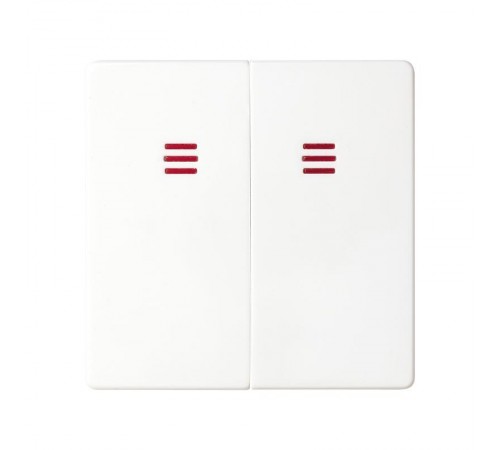 Simon 82 Клавиши (2 шт) для двухклавишного выключателя с подсветкой, S82, S82N, S82 Detail, белый  82025-30  Simon