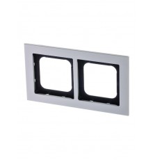Рамка 2-постовая, Axcent, металл, титан  2CKA001754A4699  ABB