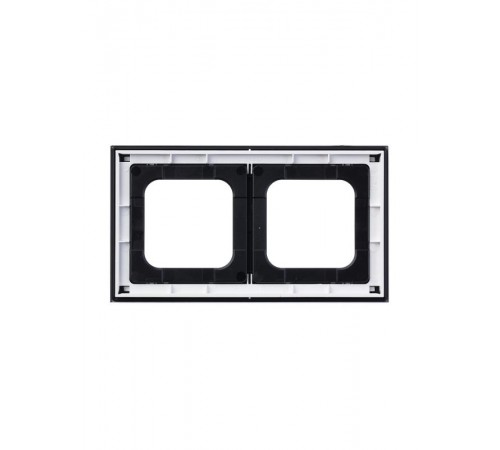 Рамка 2-постовая, Axcent, металл, титан  2CKA001754A4699  ABB