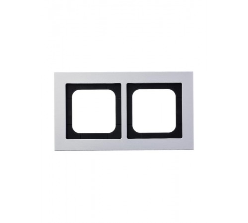 Рамка 2-постовая, Axcent, металл, титан  2CKA001754A4699  ABB