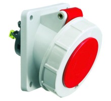 Розетка встраиваемая наклонная 16А 5р 400в 6h IP67 85х85 QC 12817 I 12817-Bals I Bals