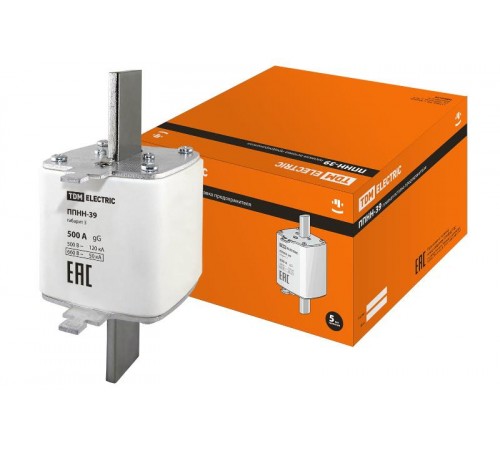 Предохранитель ППНН-39 габ.3, 500А   SQ0713-0038  TDM