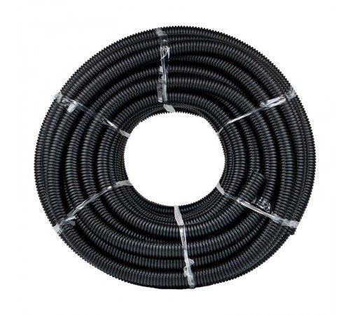 Труба гофр. ПНД Plast с зондом d32мм (25м.) черная EKF PROxima   tpnd-32-25m   EKF