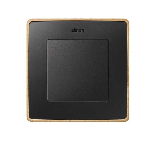 Simon 82 Рамка декоративная, 1 пост, Select, S82 Detail, графит-дерево (Бук)  8201610-271  Simon