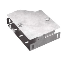 Переходник правый с крышкой Стандарт 200х150х50  PR16.0508  Промрукав