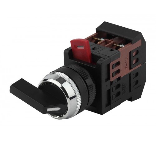 Переключатель АLС-22  черн.длин.рукоят.2 фикс.полож. I-O 1з+1р (10/400/3200)  Б0045678  ЭРА