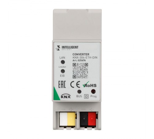 INTELLIGENT ARLIGHT Конвертер KNX-304-ETH-DIN (BUS)  025676  Arlight