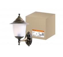 Светильник садово-парковый Прага Эл-11-71Б 60 Вт Е27 настенный вверх бронза  SQ0330-0502  TDM