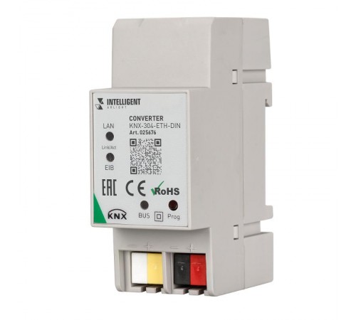 INTELLIGENT ARLIGHT Конвертер KNX-304-ETH-DIN (BUS)  025676  Arlight