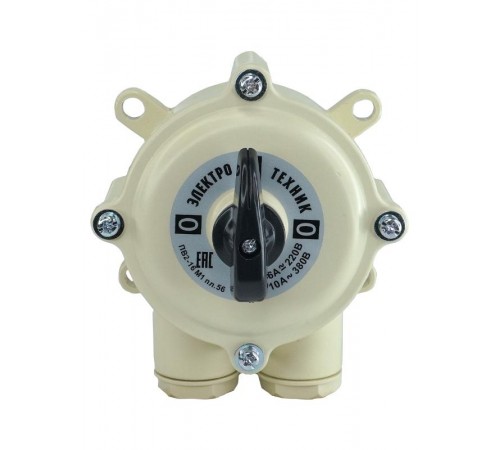 ПВ 2-16 М1 пл. 56 (16А, пластмассовый корпус, IP56), выключатель пакетный (ЭТ)  ET001802  Электротехник