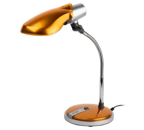 Светильник настольный на основании NE-301 15Вт КЛЛ Е27 оранжевый  C0044899  ЭРА