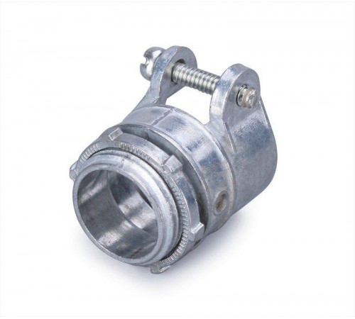 Муфта вводная для металлорукава и трубы с крепежным хомутом ВТ(Х)-32(1 1/4")  61388  Fortisflex