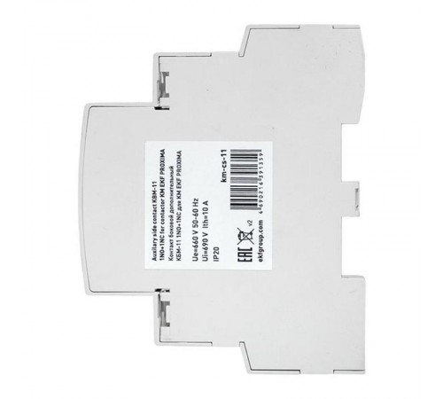 Контакт боковой дополнительный КБМ-11 NO+NC для КМ EKF PROxima  km-cs-11  EKF