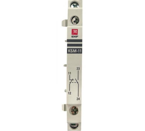 Контакт боковой дополнительный КБМ-11 NO+NC для КМ EKF PROxima  km-cs-11  EKF