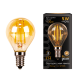 Лампа светодиодная   Filament Шар 5W 400lm 2700К Е14 golden LED 1/10/50  105801005  Gauss