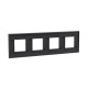 Рамка ARTLEBEDEV, "Avanti", "Черный матовый", 8 модулей  4412908  DKC