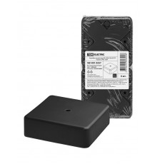 Коробка распаячная КР 100х100х29 ОП черная IP40  SQ1401-0257  TDM