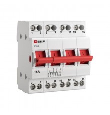 Трехпозиционный переключатель ТПС-63 4P 16А  TPS416  EKF
