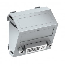 Мультимедийная рамка DVI Modul45 (серебристый) (MTS-DVI S AL1)  6104748  OBO Bettermann