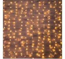 Гирлянда "Светодиодный Дождь"  1,5х1,5м, свечение с динамикой, прозрачный провод, 230 В, диоды ТЕПЛЫЙ БЕЛЫЙ  235-036  NEON-NIGHT