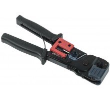 Инструмент обжим RJ-45/12/11 без храп. мех. чёрн-красн.  TM1-B10V  ITK 