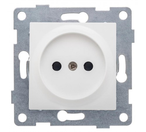 Ugra Розетка 1-ой б/з с з/ш, СУ , 16А, 250В, белый  С11Р2-001  GUSI Electric
