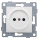 Ugra Розетка 1-ой б/з с з/ш, СУ , 16А, 250В, белый  С11Р2-001  GUSI Electric