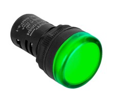 Индикатор ND16-22DS/4C зеленый, компактный, встр. конденсатор, IP65 АС230В (R)  828167  CHINT