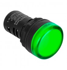 Индикатор ND16-22DS/4C зеленый, компактный, встр. конденсатор, IP65 АС230В (R)  828167  CHINT
