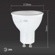 Лампа светодиодная LED MR16-8W-840-GU10 (диод, софит, 8Вт, нейтр, GU10)  Б0036729  ЭРА