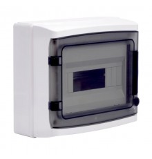 Щиток настенный с дверцей 12 мод.,IP65, серый, с клеммным блоком 63А  RB12W6TGD  DKC