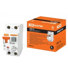 Выключатель автоматический дифференциального тока АВДТ 32 1п+N 40А C 30мА тип A  SQ0202-0033  TDM