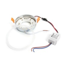 Кольцо с диодами и драйвер для светильников с подсветкой, 4W 20LED SMD2835 4000K GX53, LB-4024  29846  FERON