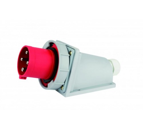 Вилка стац. 3Р+РЕ 16А 380В IP67 ВС-103  26167DEK  DEKraft