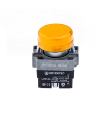 Сигнальная лампа в сборе, желтый, 220V AC/DC, мет. MTB2-BV635  43357  ОВЕН