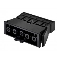 Simon Connect Коннектор гнездовой "мама", 5-ти проводный, СБСП, безвинтовое соединение, графит  CR5001-14  Simon