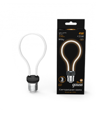Лампа светодиодная LED Filament Bulbless A72 Milky E27 4W 330lm 2700K 72*160mm 1/10/100  1004802104  Gauss
