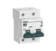 Автоматический выключатель 2Р 63А х-ка B ВА-201 10кА  13037DEK  DEKraft