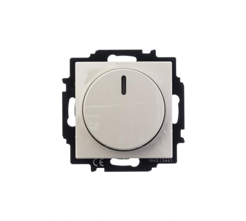 ABB Basic 55 Сл. кость Светорегулятор поворотно-нажимной 60-400 Вт для л/н  6515-0-0843   2CKA006515A0843  ABB