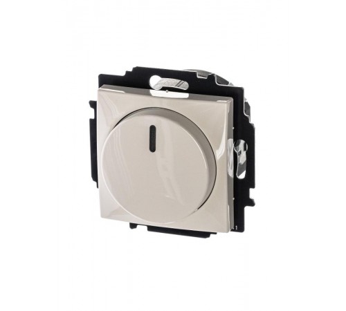 ABB Basic 55 Сл. кость Светорегулятор поворотно-нажимной 60-400 Вт для л/н  6515-0-0843   2CKA006515A0843  ABB