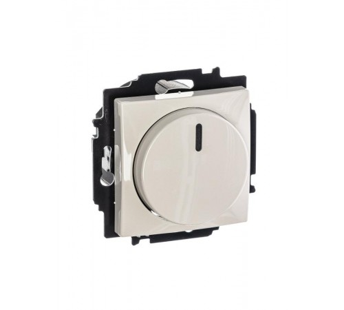 ABB Basic 55 Сл. кость Светорегулятор поворотно-нажимной 60-400 Вт для л/н  6515-0-0843   2CKA006515A0843  ABB