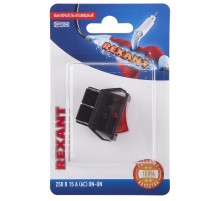 Выключатель клавишный 250V 15А (6с) ON-ON красный с подсветкой (RWB-506, SC-767) (в упак. 1шт.)  06-0305-B  REXANT