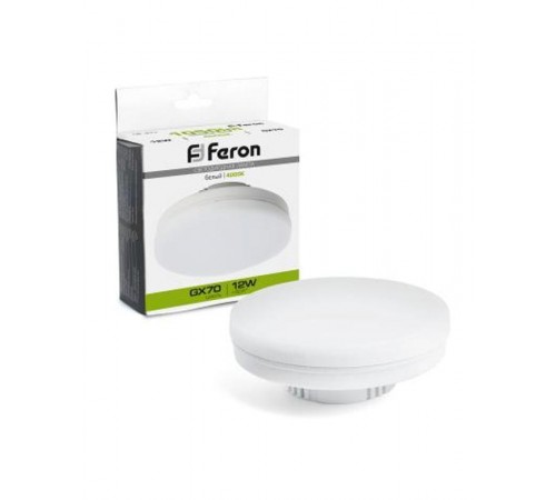 Лампа cветодиодная, (12W) 230V GX70 4000K, LB-471  48301  FERON