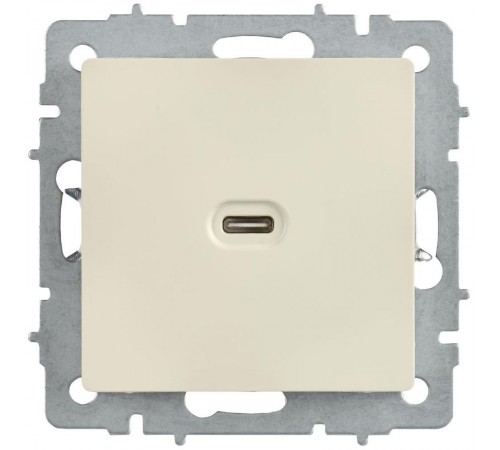 BRITE Роз. USB C 65Вт высокоскор. зар. РЮ12-1-БрКр беж.  BR-U13-065-K10  IEK