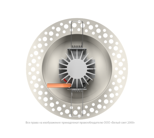 Светильник аварийного освещения BS-RADAR-83-L1-INEXI3 White  a23689  Белый свет