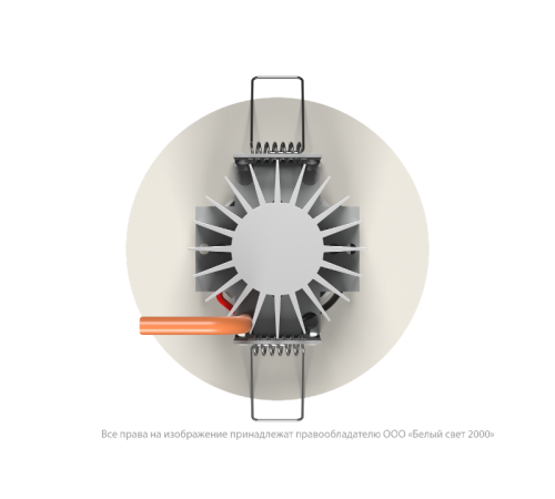Светильник аварийного освещения BS-RADAR-51-L4-INEXI3-MSS3 White  a23678  Белый свет