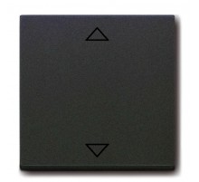 Клавиша для механизма электронного выключателя Busch-Jalousiecontrol , серия solo/future, цвет антрацит  6430-0-0326   2CKA006430A0326  ABB