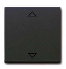 Клавиша для механизма электронного выключателя Busch-Jalousiecontrol , серия solo/future, цвет антрацит  6430-0-0326   2CKA006430A0326  ABB